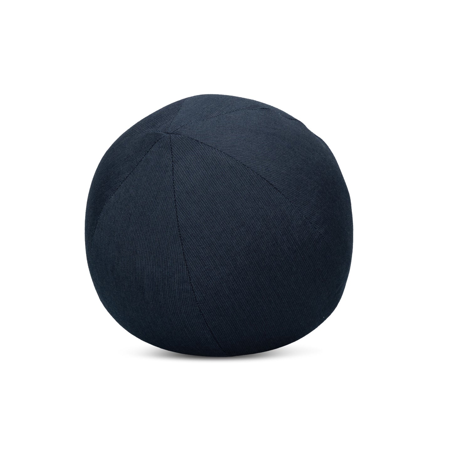12" Round Elaine Smith Orb Pillow Solid Indigo, image 1