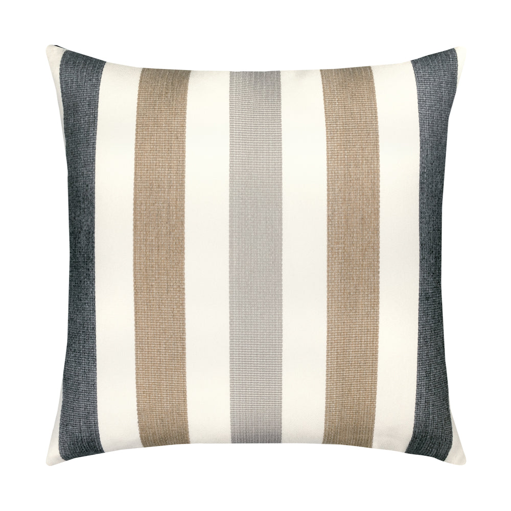 20 Square Designer Throw Pillow Dune Stripe, image 1