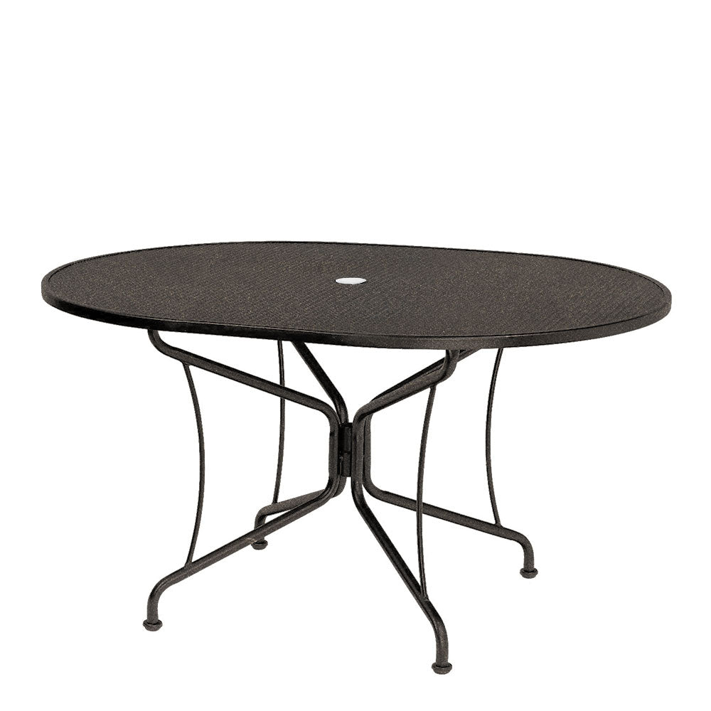 42 x 54 Mesh Top Oval Dining Table Twilight, image 10