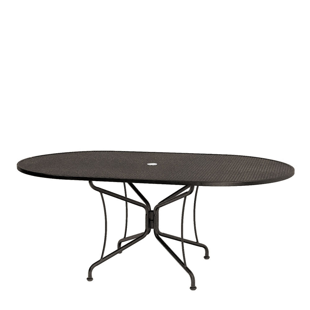 42 x 72 Mesh Top Oval Dining Table Twilight, image 10