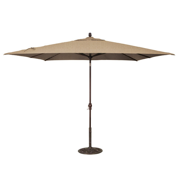 8 x 10 market umbrella sesame linen, image 5