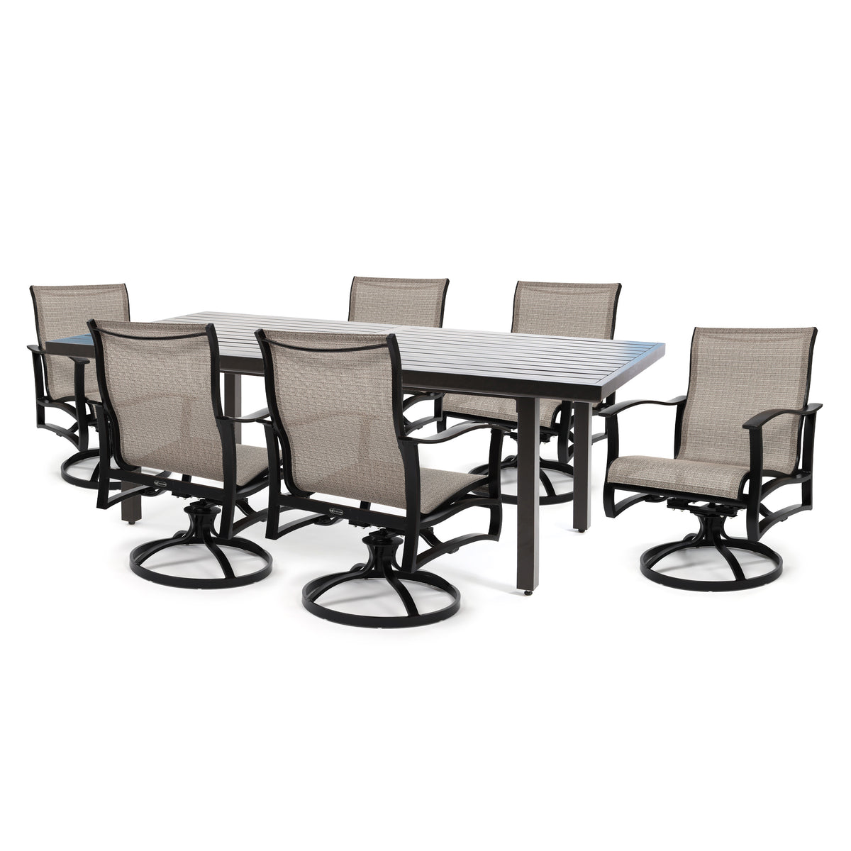 Albany 7 Piece Sling Low Back Dining Set, image 12