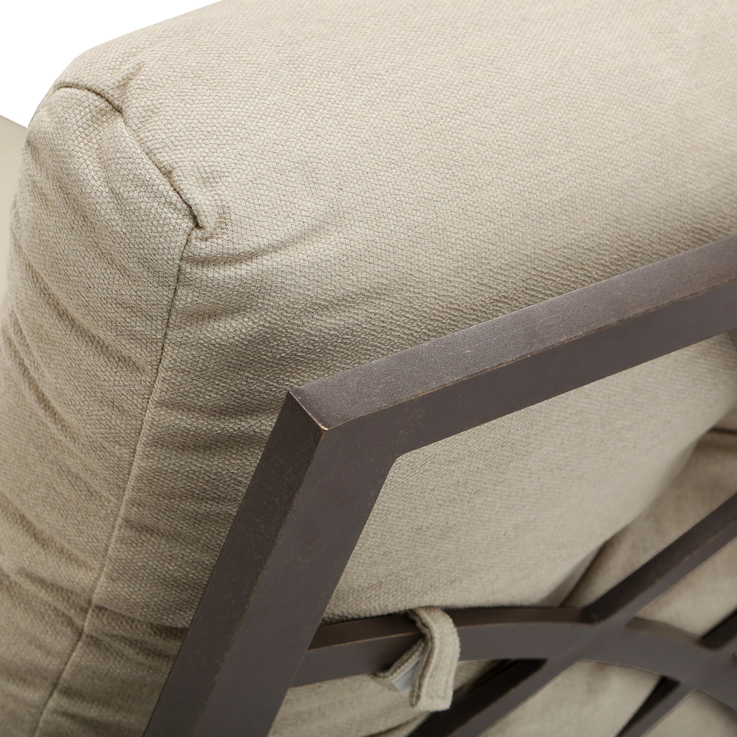 Anthem Chaise Lounge and Half Frame Fabric Detail, image 3