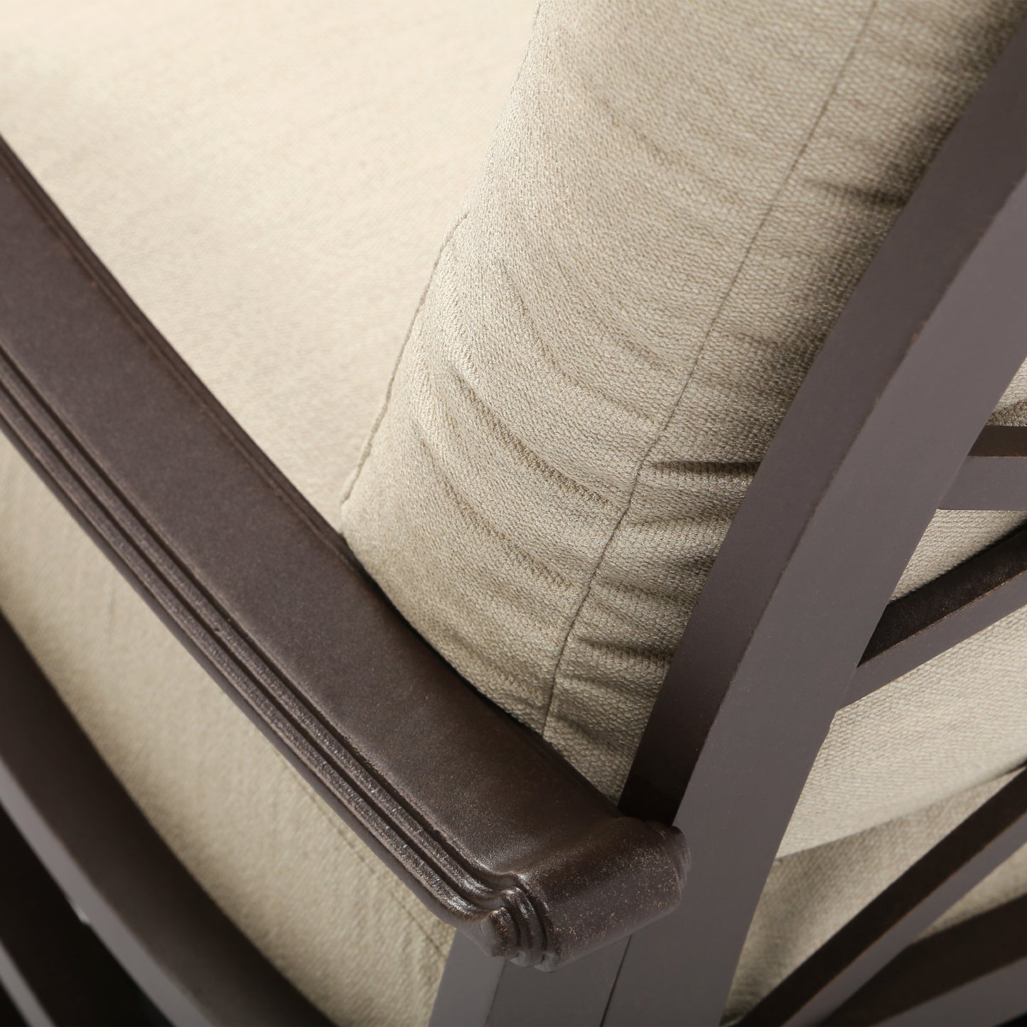 Anthem Swivel Club Chair Frame Finish Detail, image 3