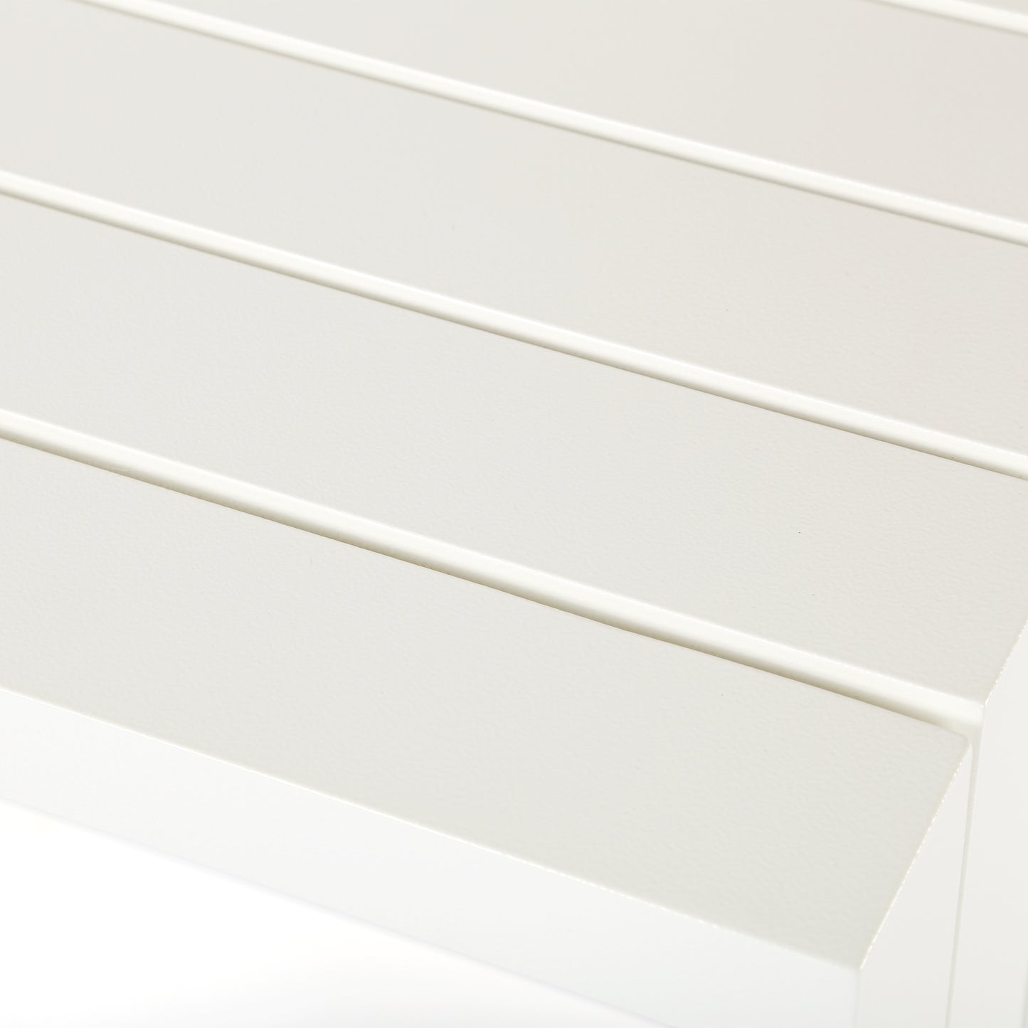 Bari End Table White Finish Detail, image 7