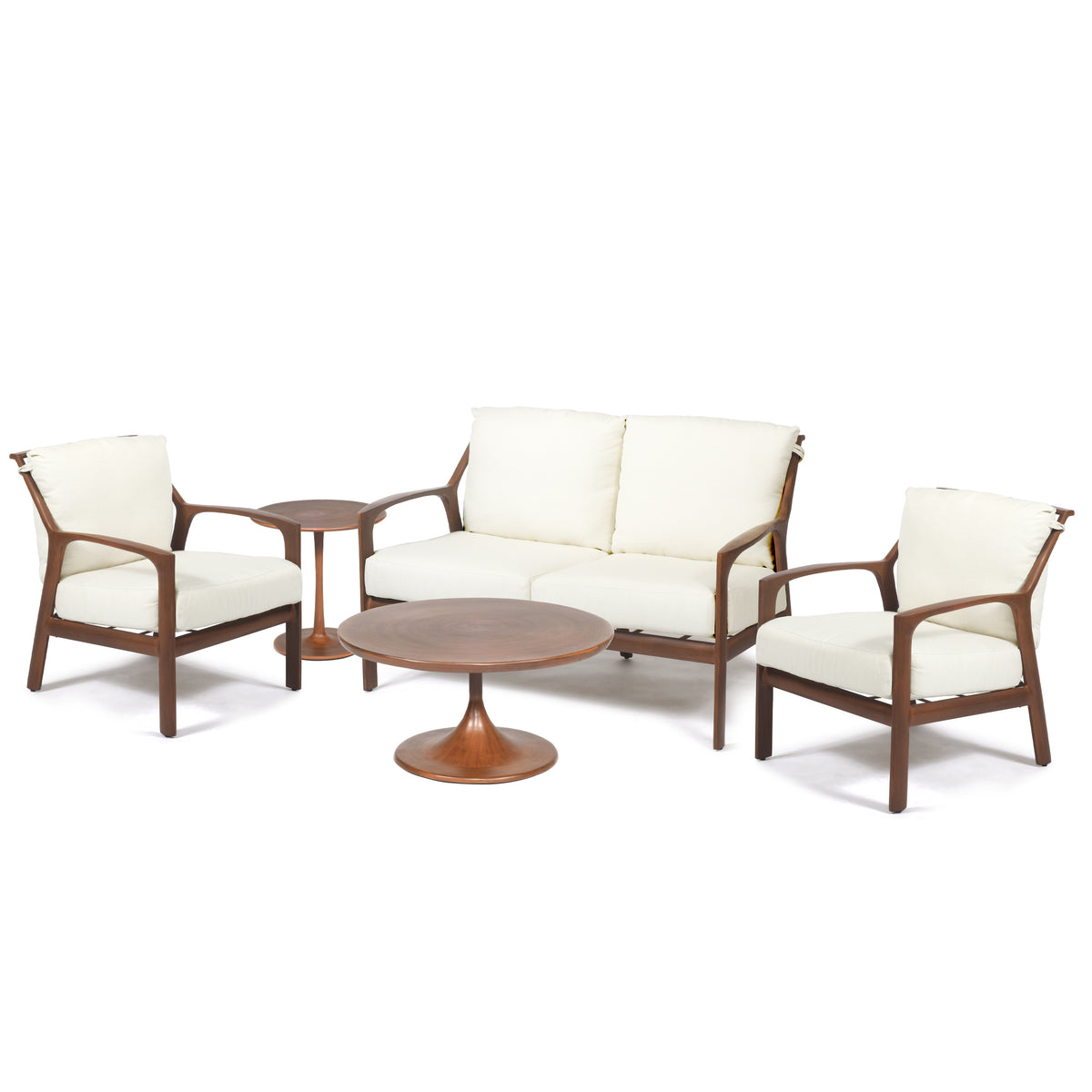 Berkeley 5 Piece Loveseat Lounge Chair Set, image 19