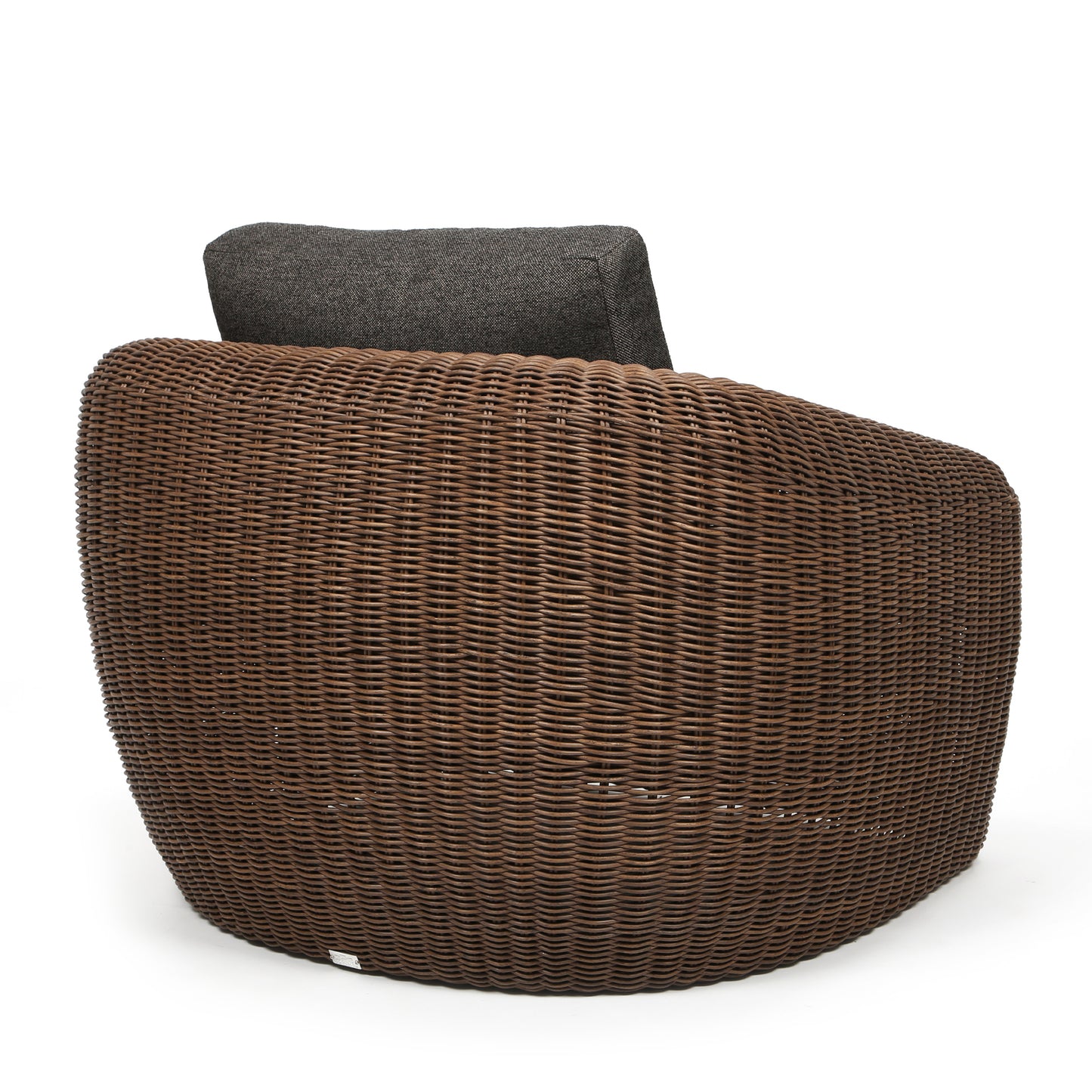 Boulevard Club Chair Hazel Weave Nurture Charcoal Cushions Back, image 26