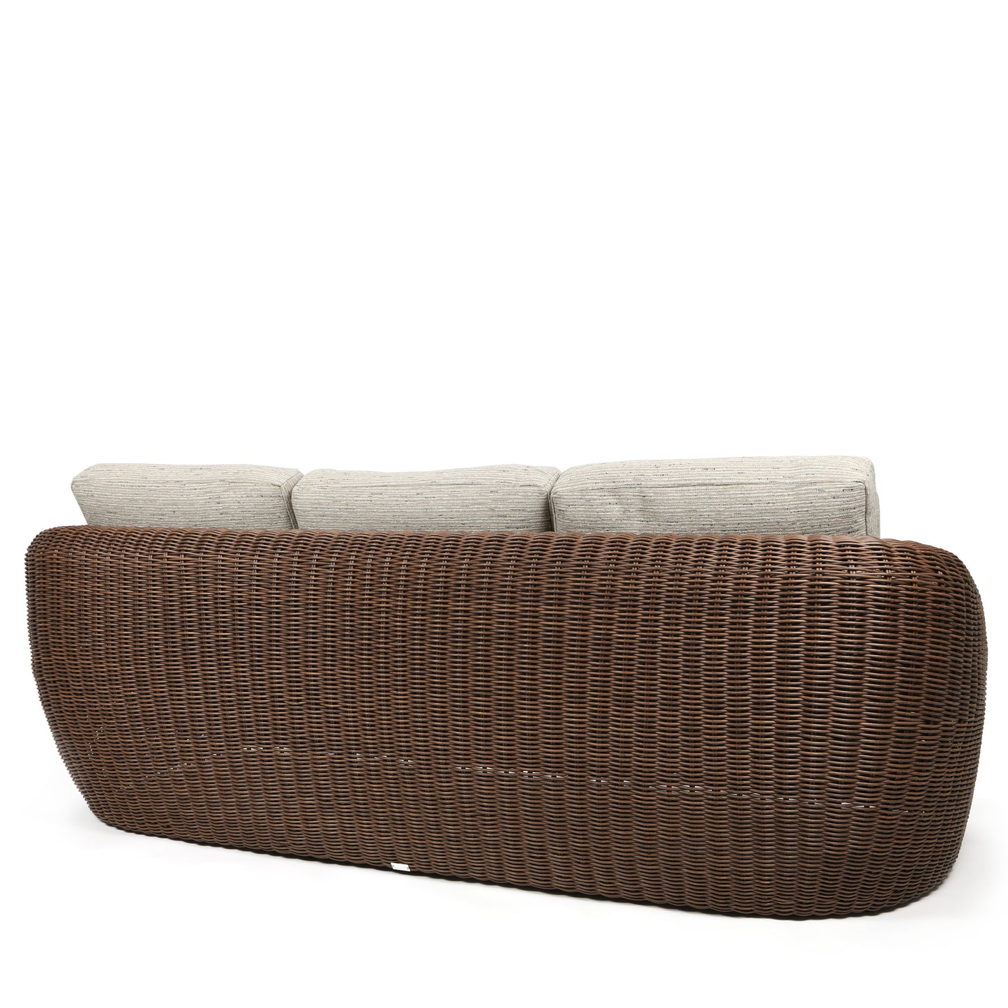 Boulevard Sofa Hazel Weave Palm Spring Charcoal Cushions Back, image 27