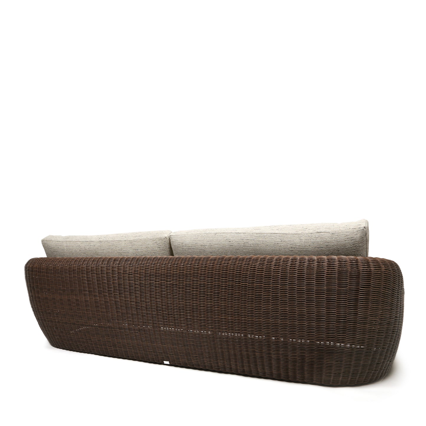 Boulevard XL Sofa Hazel Weave Palm Spring Charcoal Cushions Back, image 26
