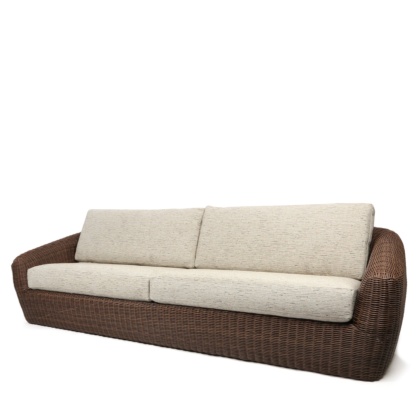 Boulevard XL Sofa Hazel Weave Palm Spring Charcoal Cushions, image 12