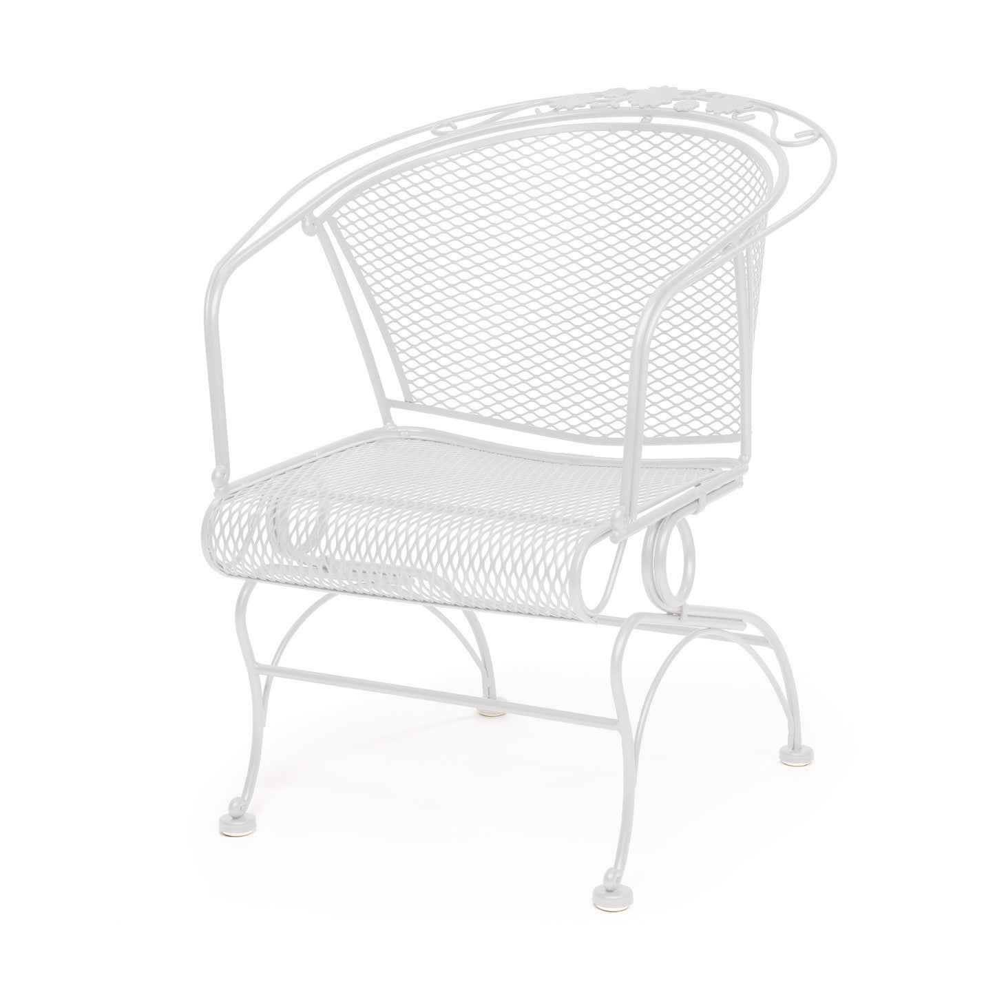 Briarwood Barrel Back Coil Spring Chair Weathered White Finish, image 27