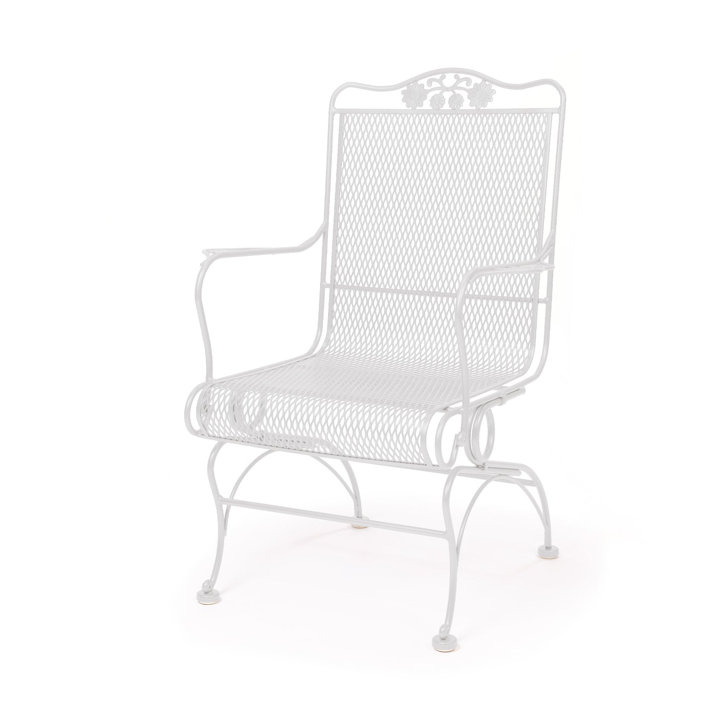 Briarwood High Back Coil Spring Chair Weathered White Finish, image 27