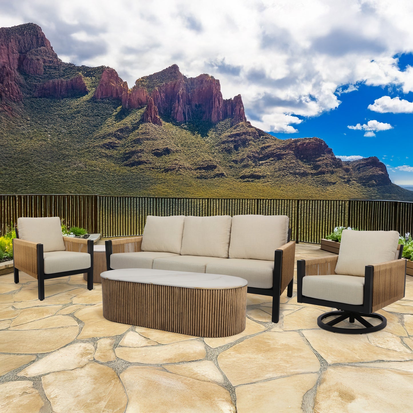 Cardiff Sofa Set Lifestyle, image 4