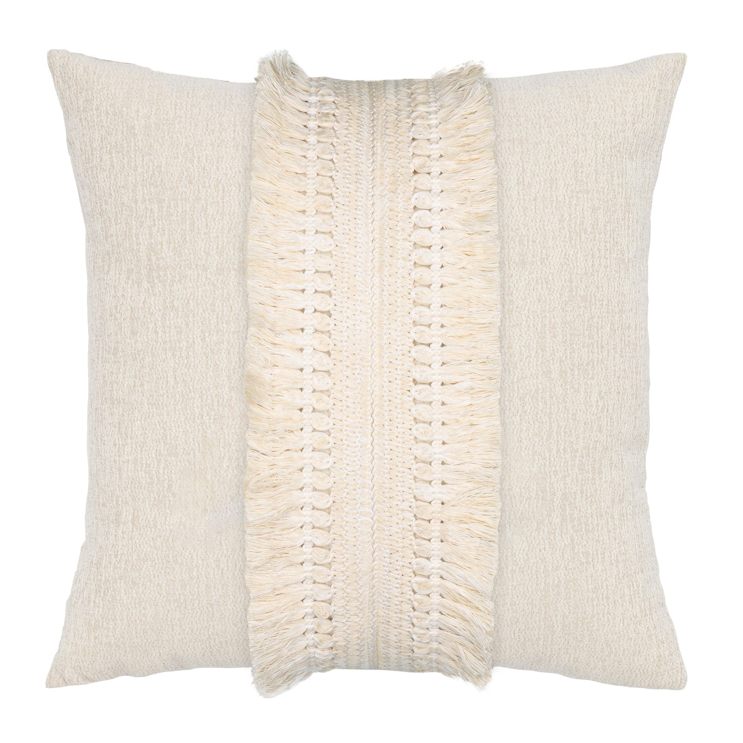Elaine Smith 20 Square Pillow Column Crema, image 1