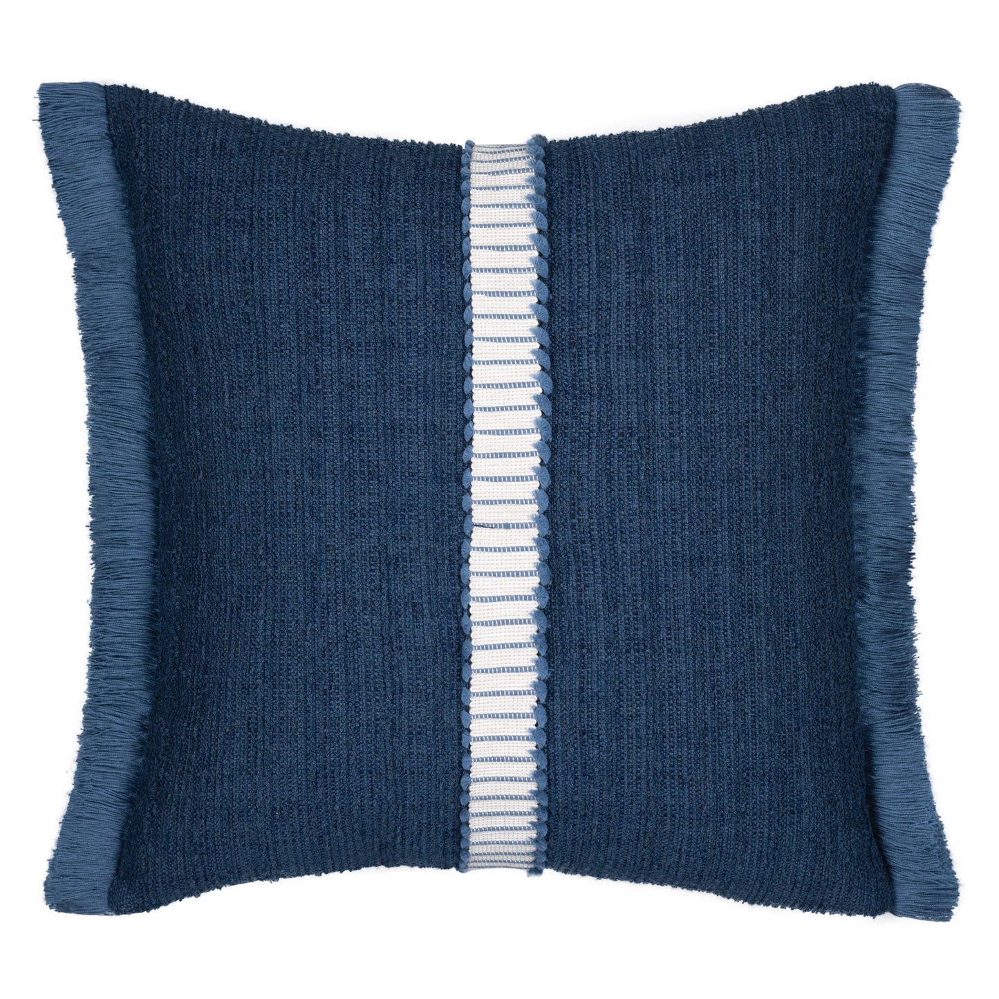 Elaine Smith 20 Square Pillow Deluxe Indigo, image 1