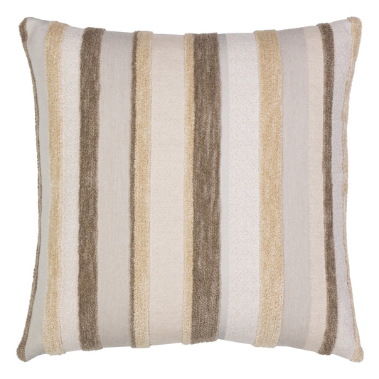 20" Square Elaine Smith Pillow  Luxe Channel Latte