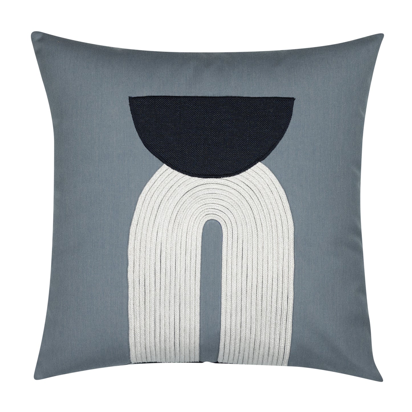 Elaine Smith 20 Square Pillow Modern Balance Slate, image 1