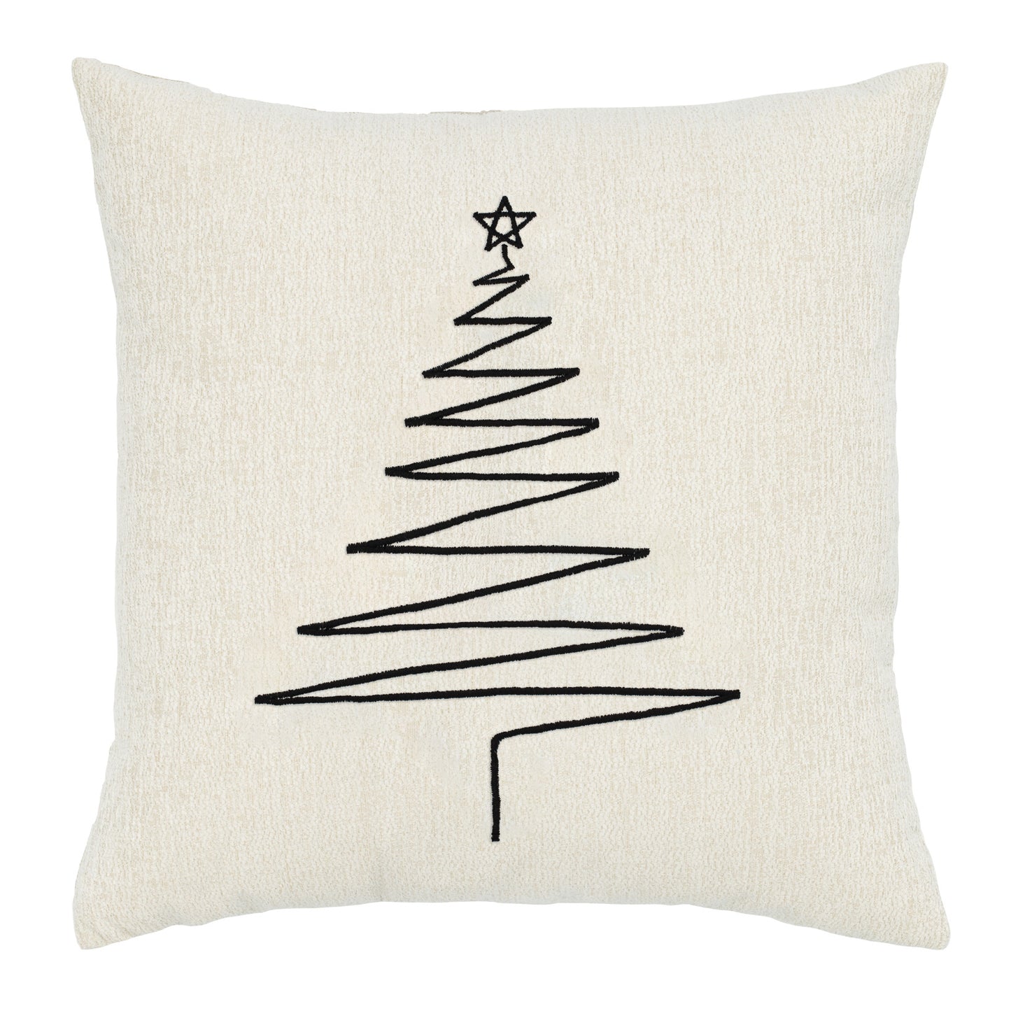 Elaine Smith 20 Square Pillow Silent Night Crema, image 1
