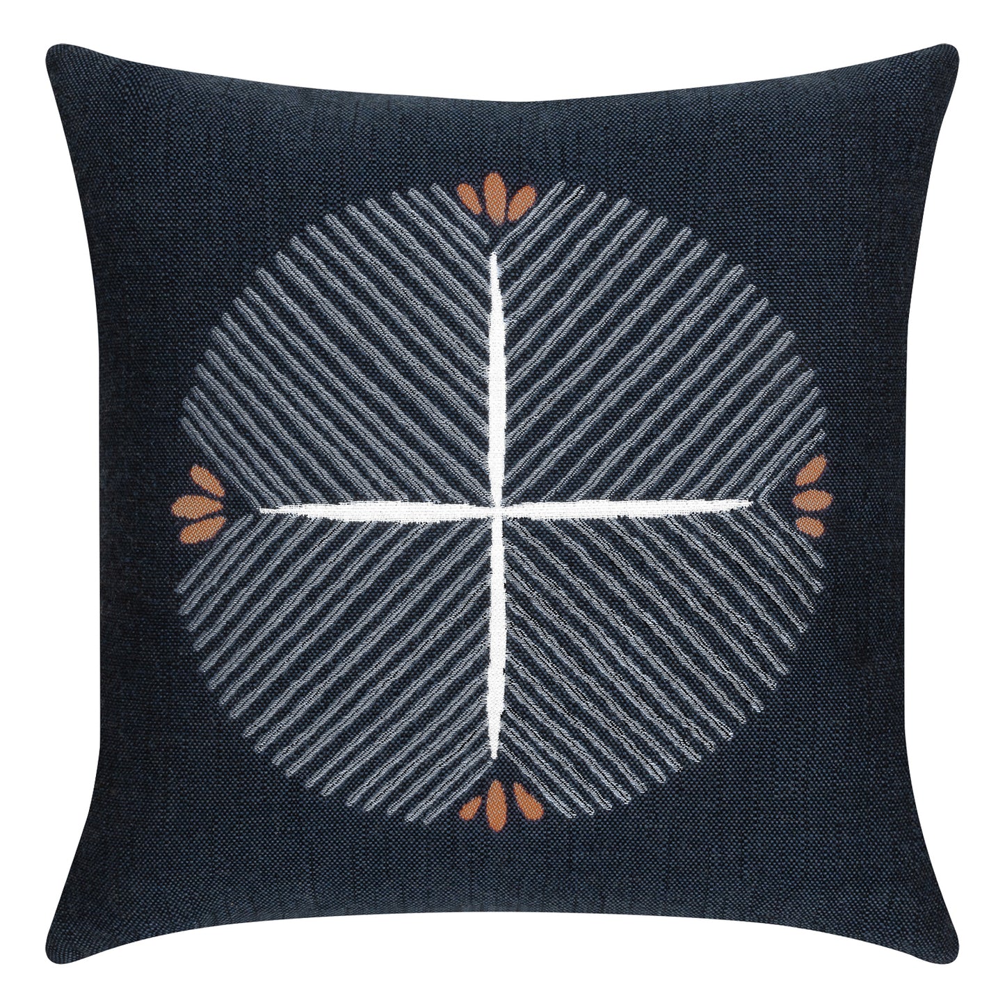 Elaine Smith 22 Square Pillow Direction Indigo, image 1
