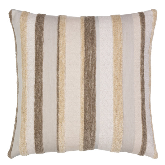 22" Square Elaine Smith Pillow  Luxe Channel Latte