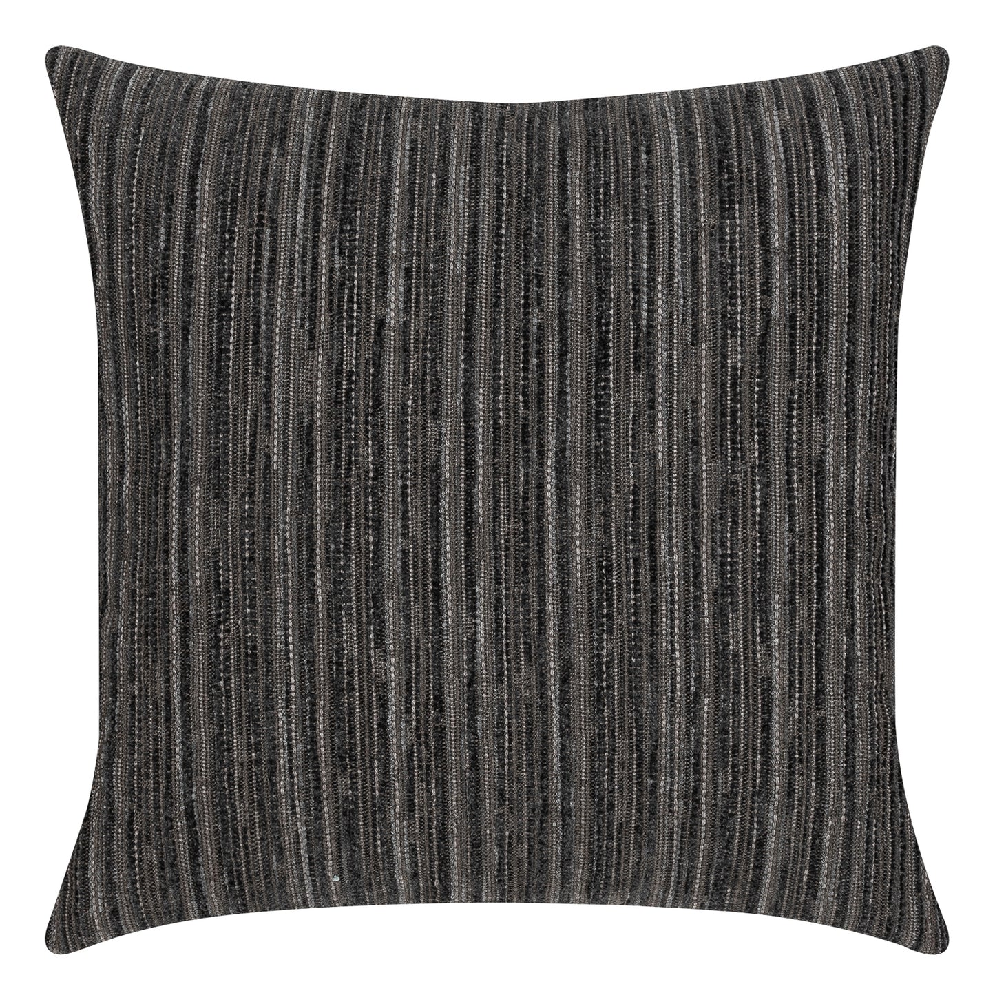 Elaine Smith 22 Square Pillow Luxe Stripe Charcoal, image 1