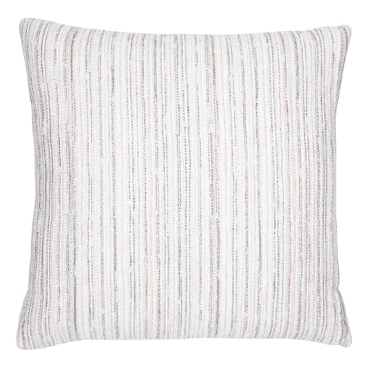 22" Square Elaine Smith Pillow  Luxe Stripe Pebble
