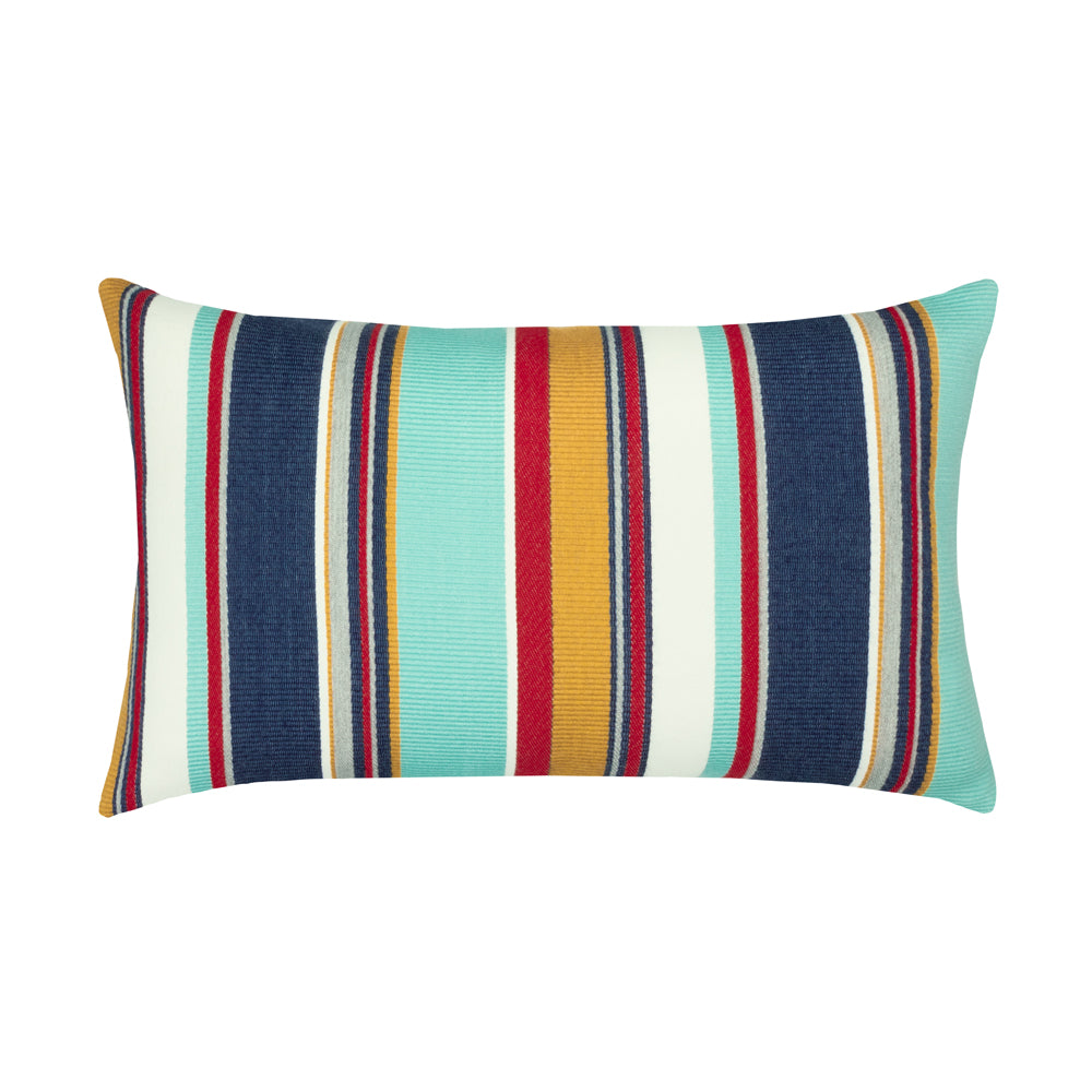 Elaine Smith Designer Lumbar Pillow Sicily Stripe, image 1