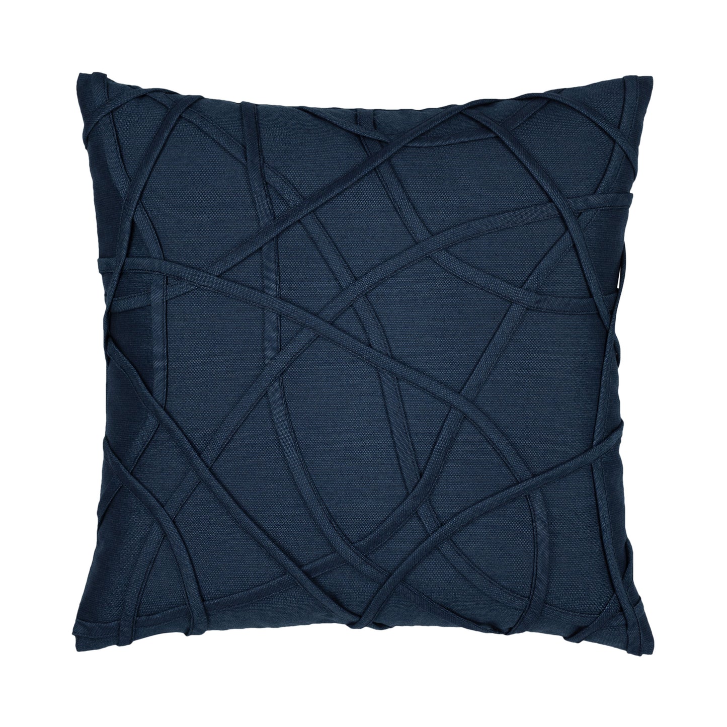 Elaine Smith Illusion Indigo Square Pillow, image 1