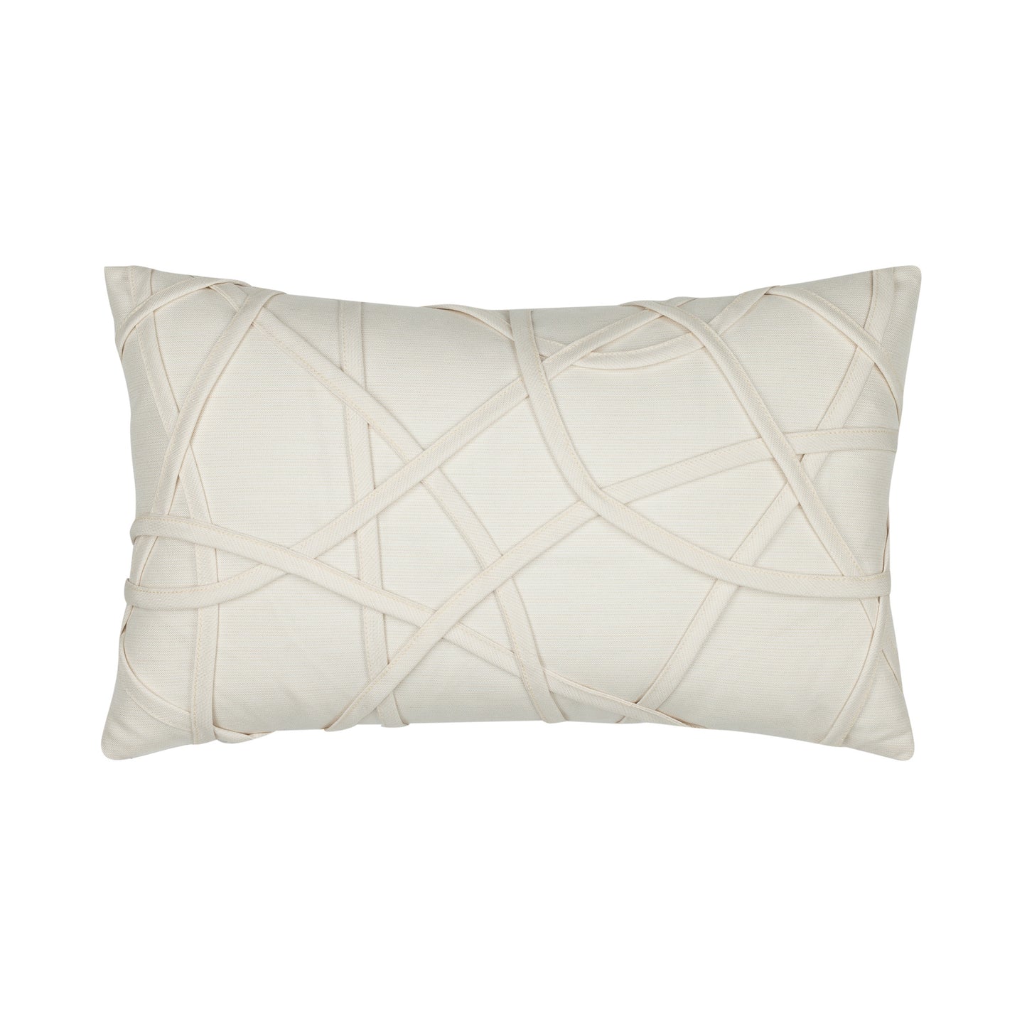 Elaine Smith Illusion Ivory 12 x 20 Pillow, image 1