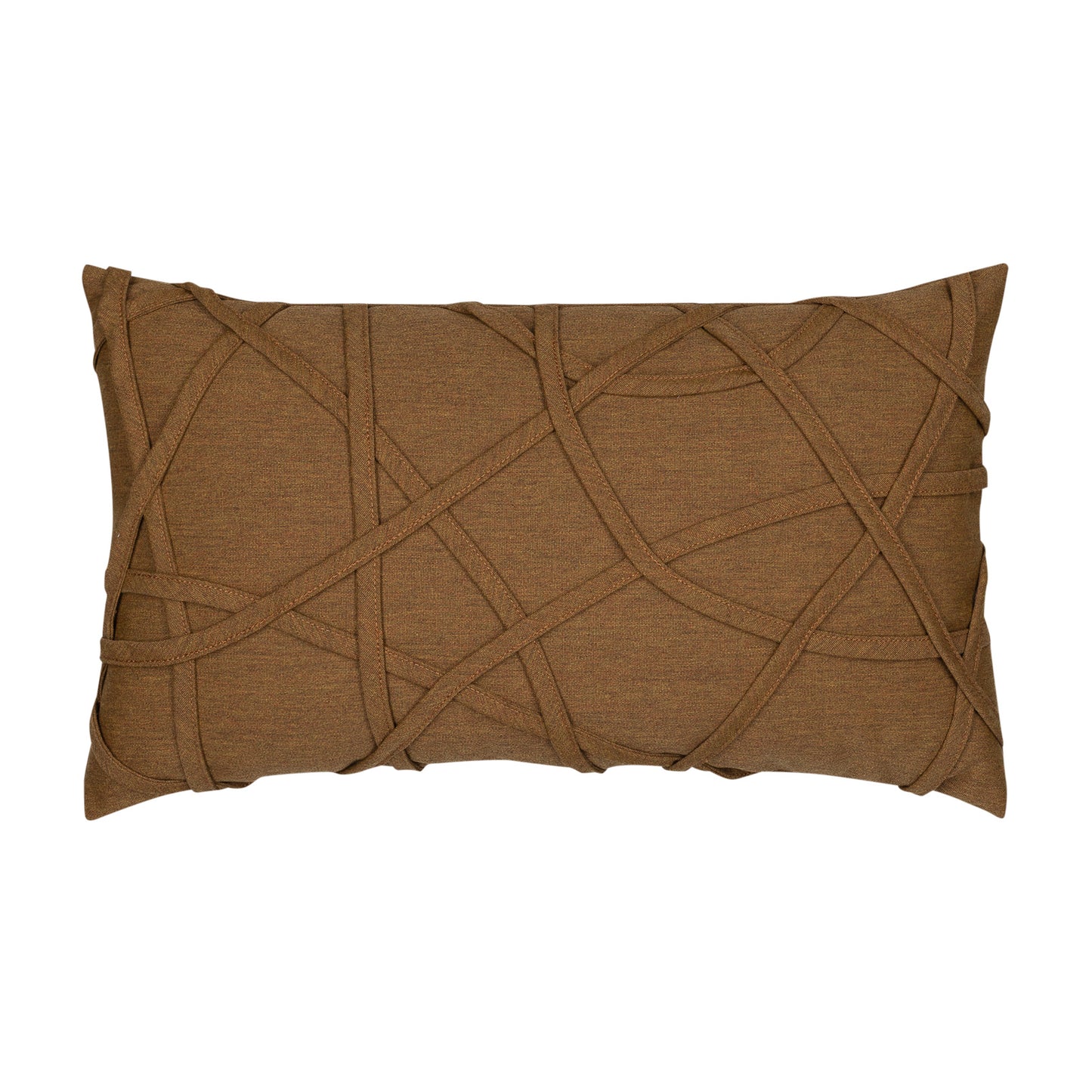 Elaine Smith Illusion Teak Lumbar Pillow, image 1