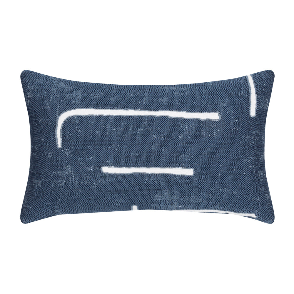 Elaine Smith Instinct Denim 12 x 20 Pillow, image 1