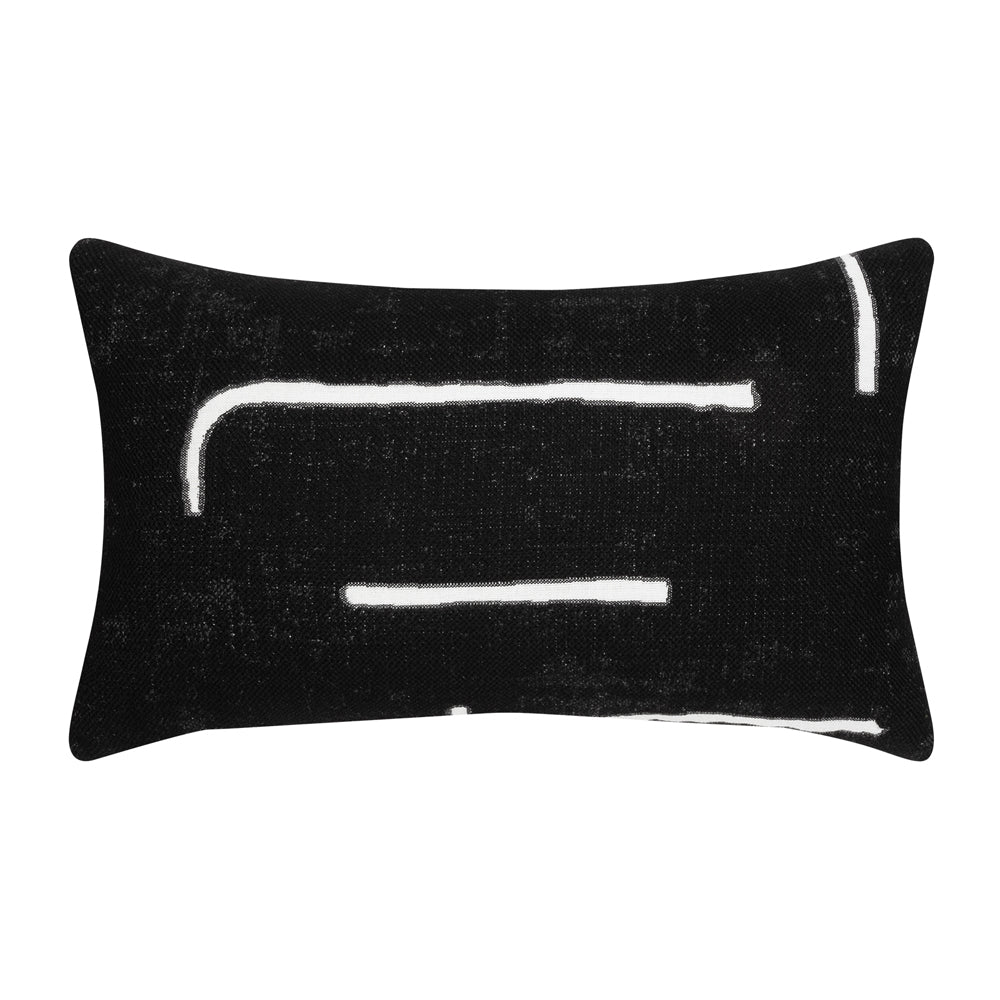 Elaine Smith Instinct Ebony 12 x 20 Pillow, image 1