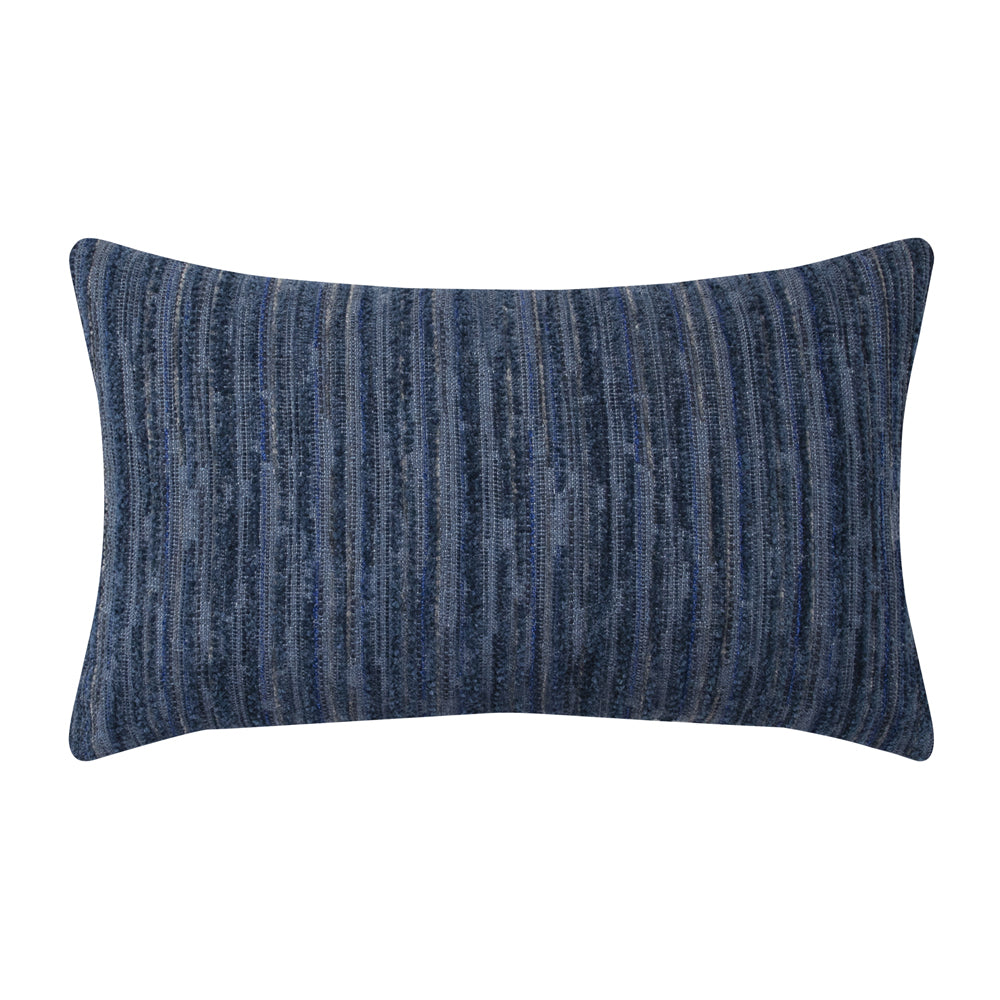 Elaine Smith Luxe Stripe Indigo 12 x 20 Pillow, image 1