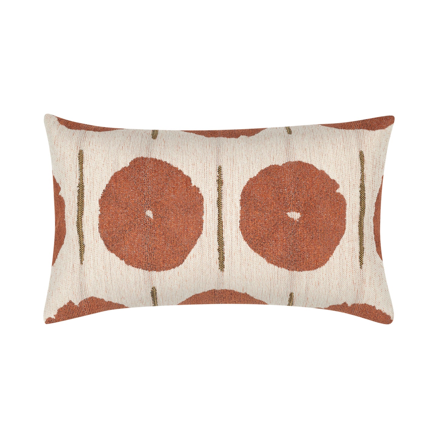 Elaine Smith Solstice Papaya 12 x 20 Square Pillow, image 1