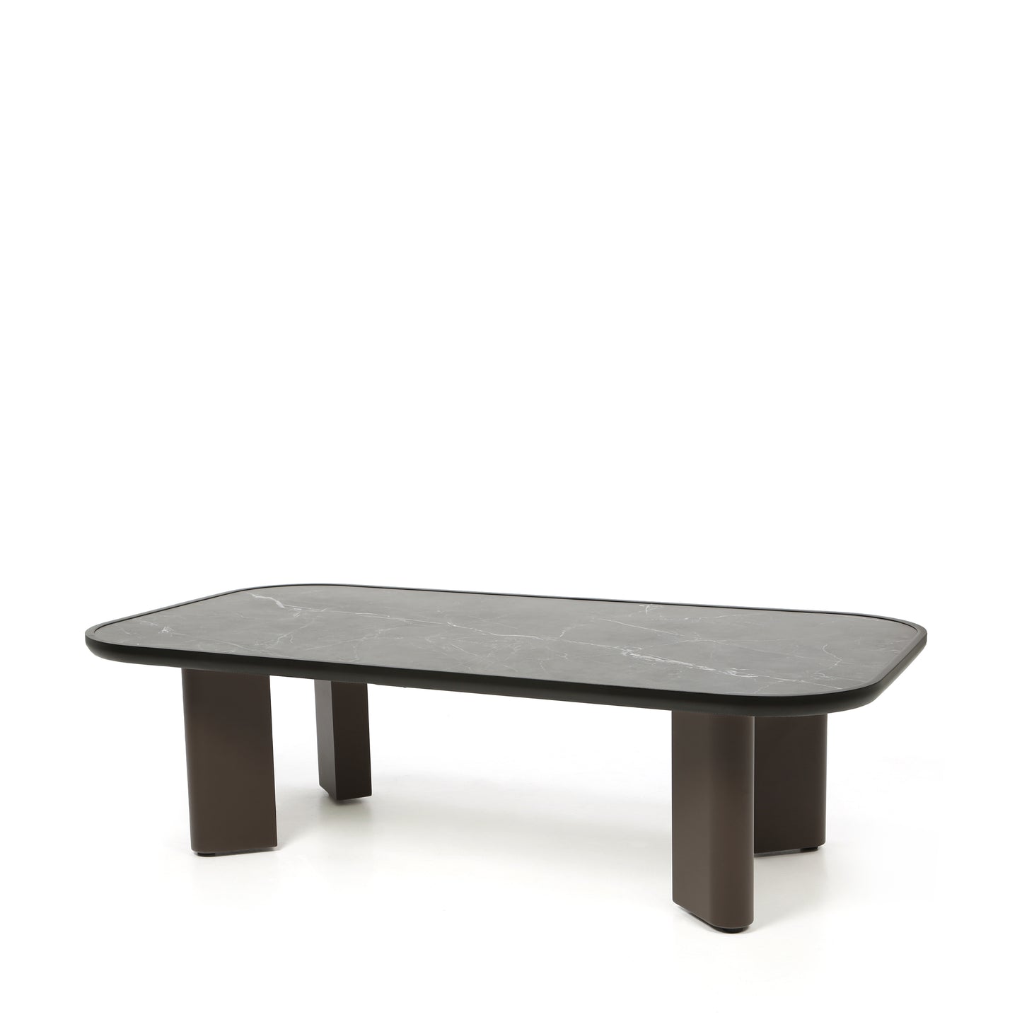 Forano Coffee Table Onyx Top Cocoa Legs, image 8