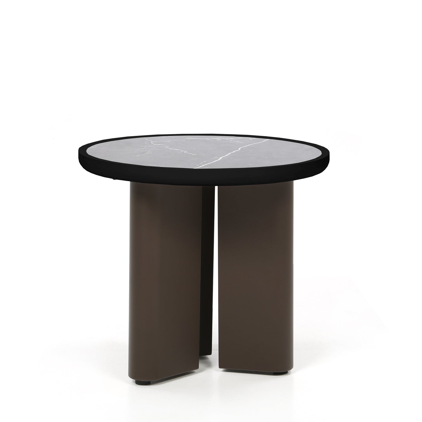 Forano End Table Onyx Top Cocoa Legs, image 5