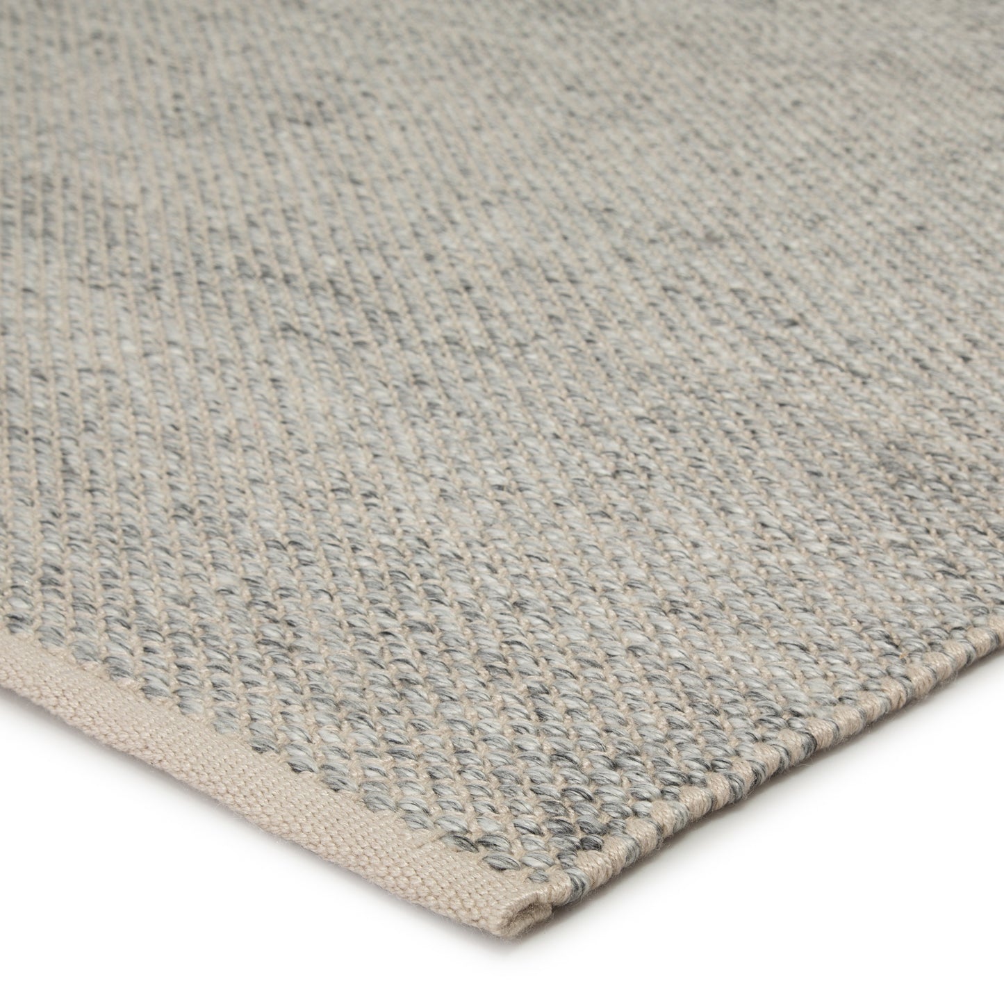 Jaipur Living Lamanda Solid Light Gray Ivory Area Rug Pasadena PSD01 Detail, image 6