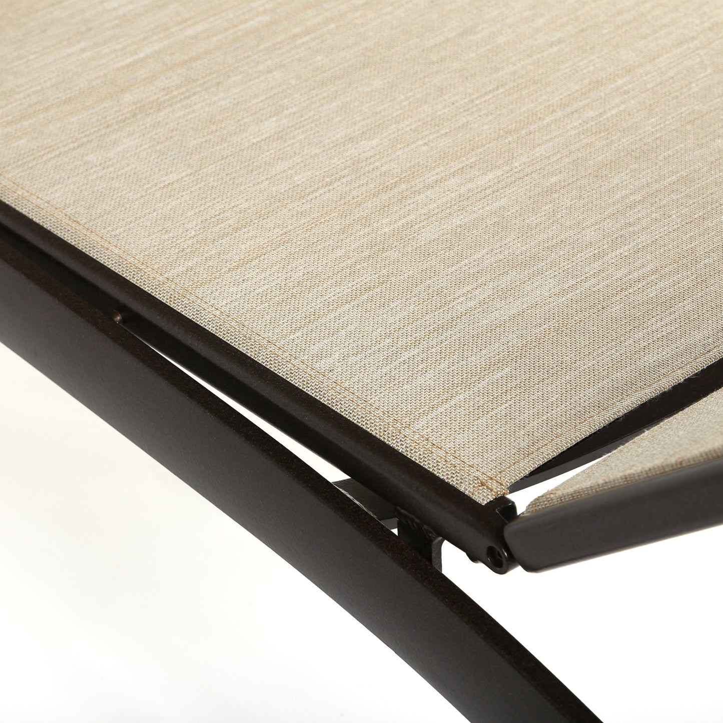 Kor Sling Chaise Lounge Frame Fabric Detail, image 3