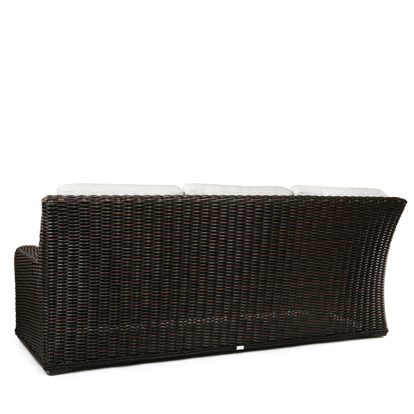 Laurent Sofa Chestnut Weave Fresco Flax Fabric Back, image 13