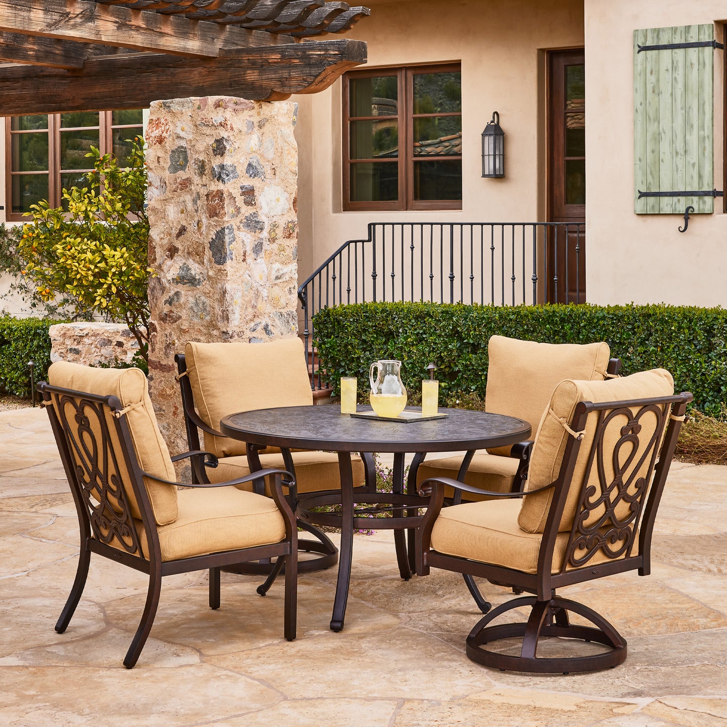Madrid 5 Piece Dining Set Environmental, image 6