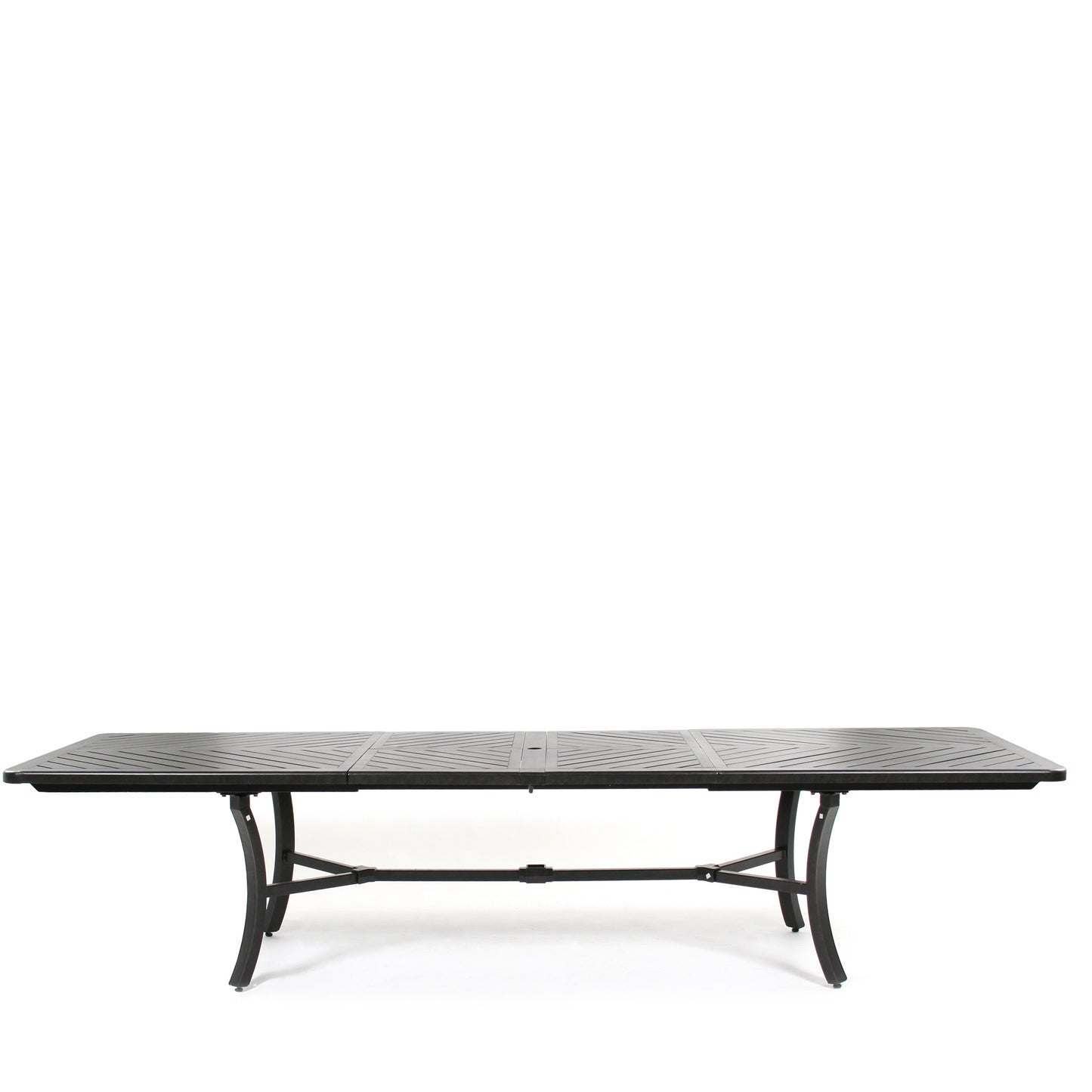 Mallin 44x128 F Top Extension Dining Table Autumn Rust Finish Extended, image 3