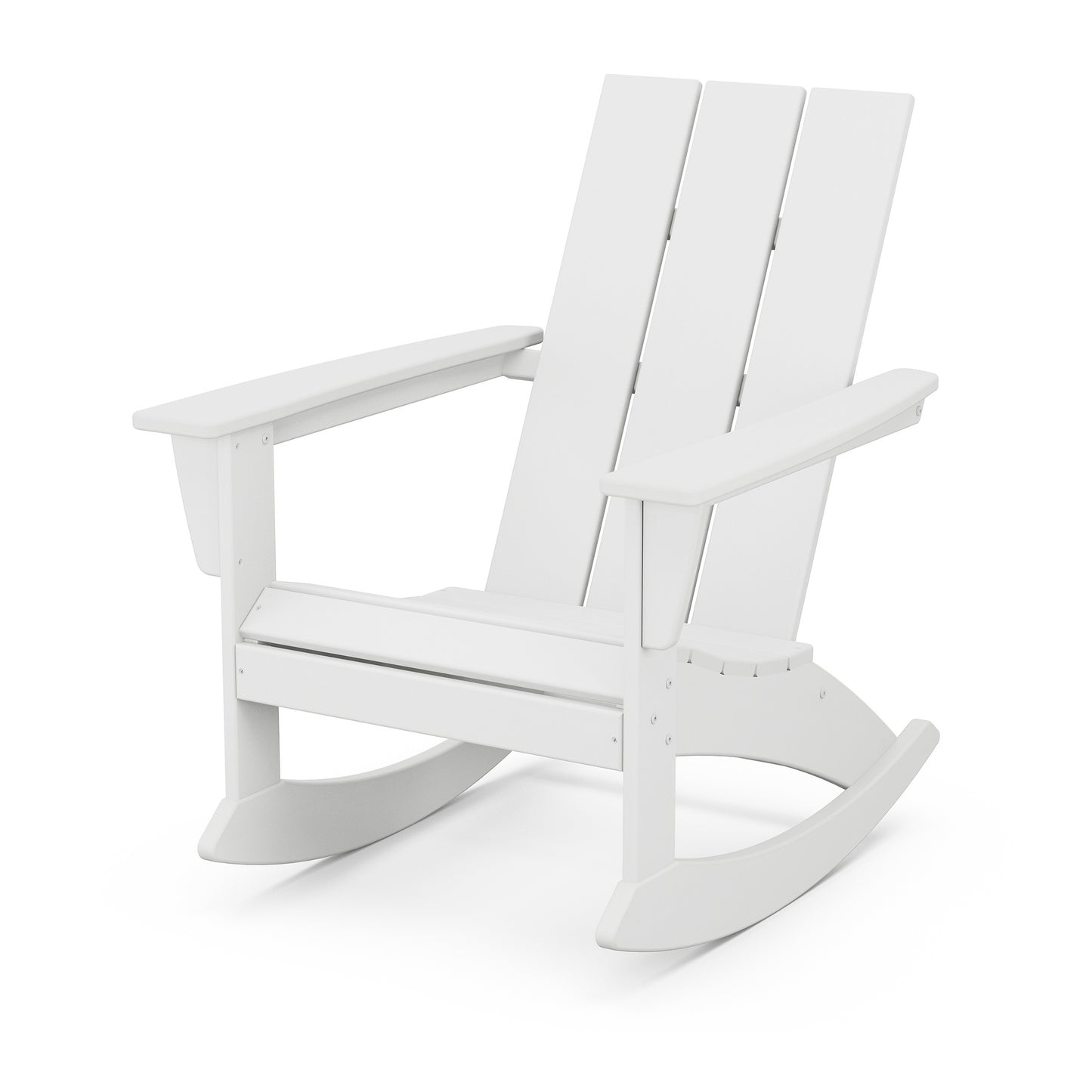 Modern Adirondack Rocking Chair White, image 17