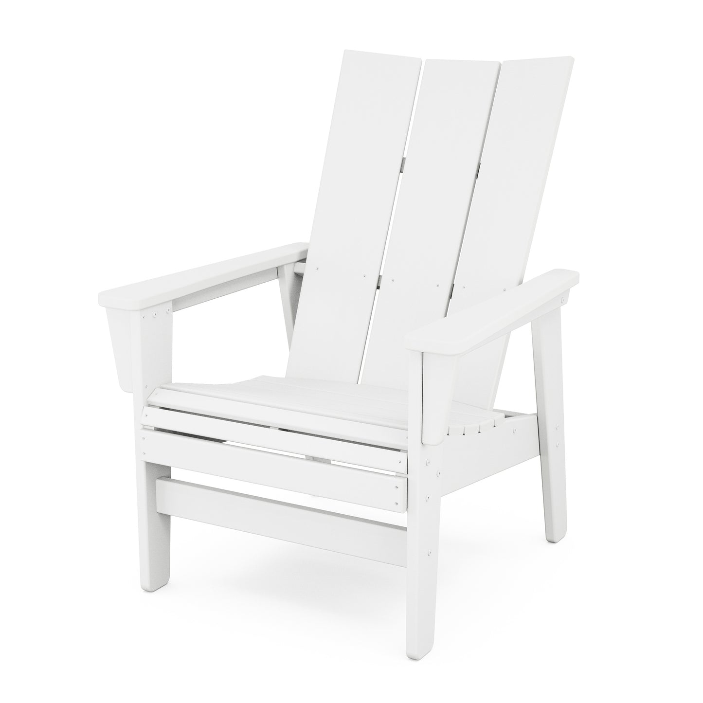 Modern Grand Upright Adirondack Chair White, image 17