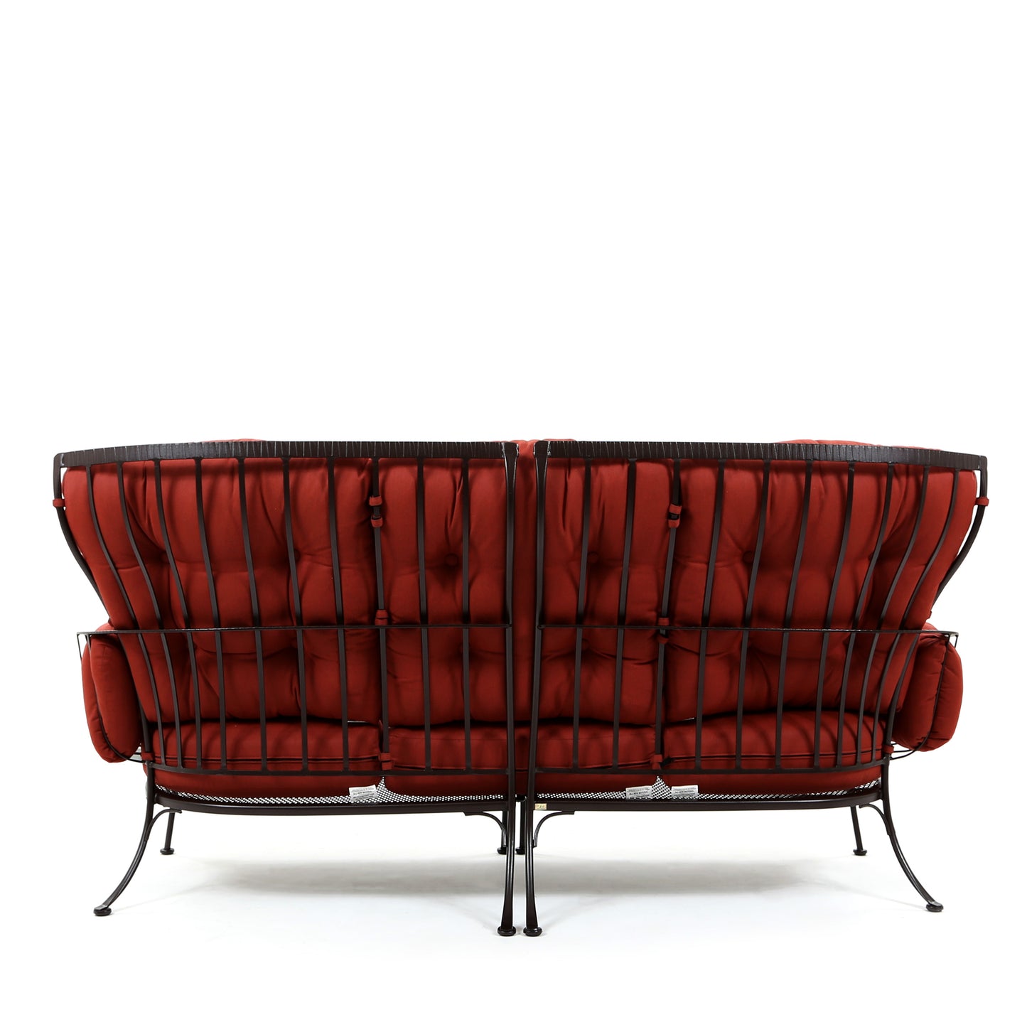 Monterra Three Seat Sofa Merlot Fabric Back, image 8