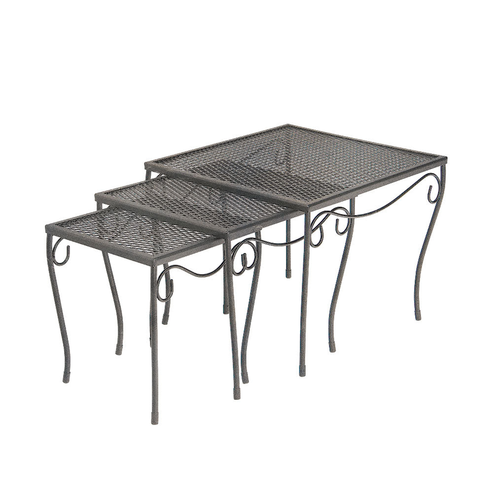 Nesting End Table Set Mesh Top Twilight, image 10