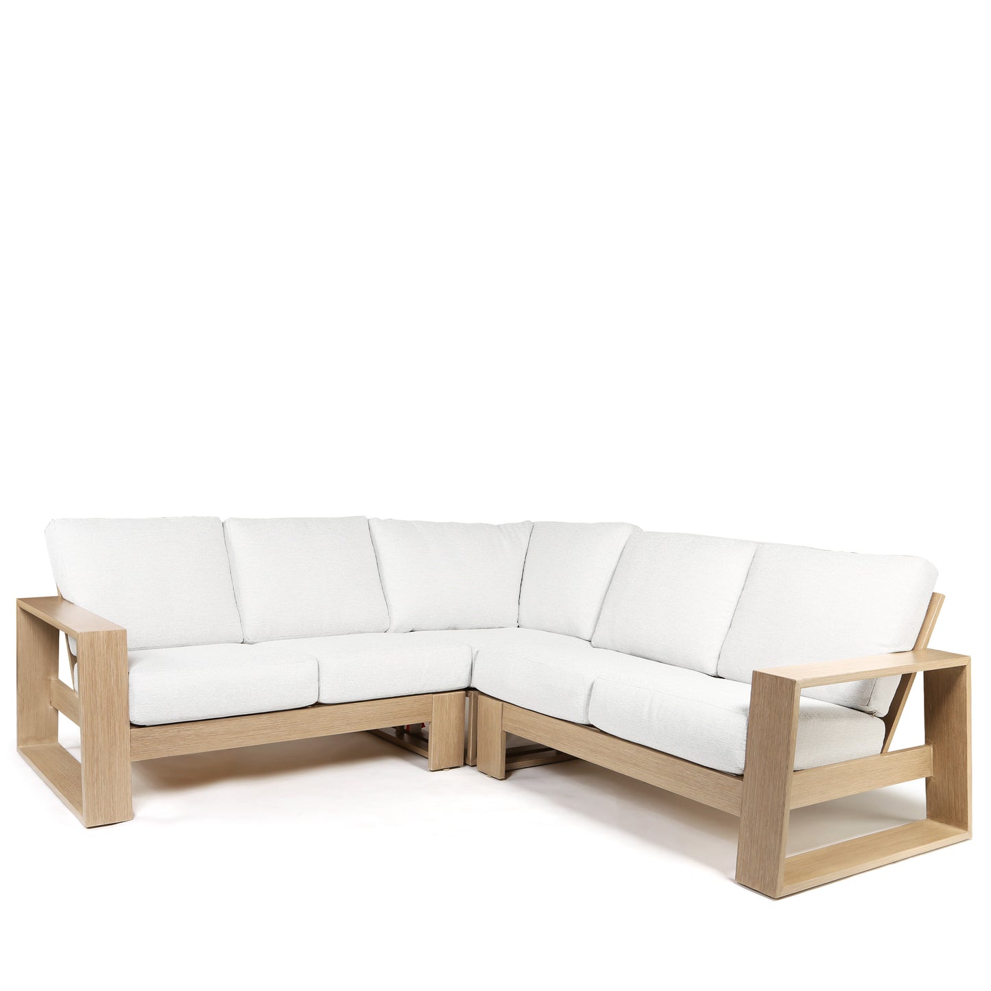 Novara Sectional Set Nurture Pebble Cushions Flax Finish, image 15