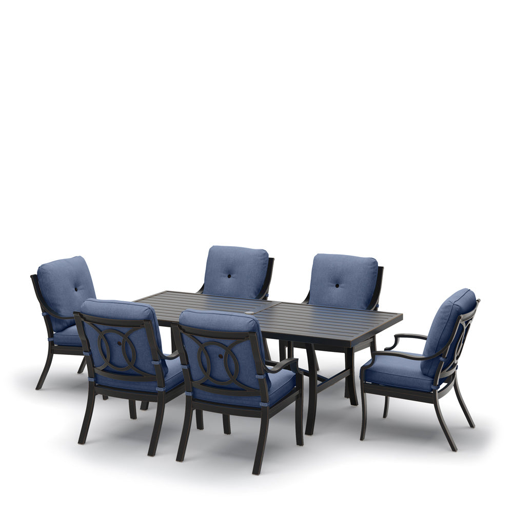 Olympia 7 Piece Dining Set - 6 Dining Chairs
