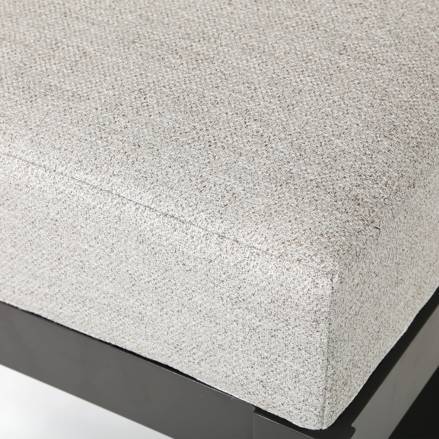 Palermo Ottoman Crosshatch Vapor Cushion Detail Graphite Finish, image 9