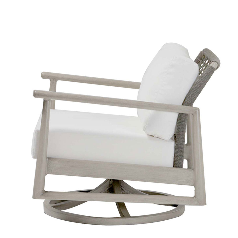 Park West Swivel Rocker Club Chair Side, image 4