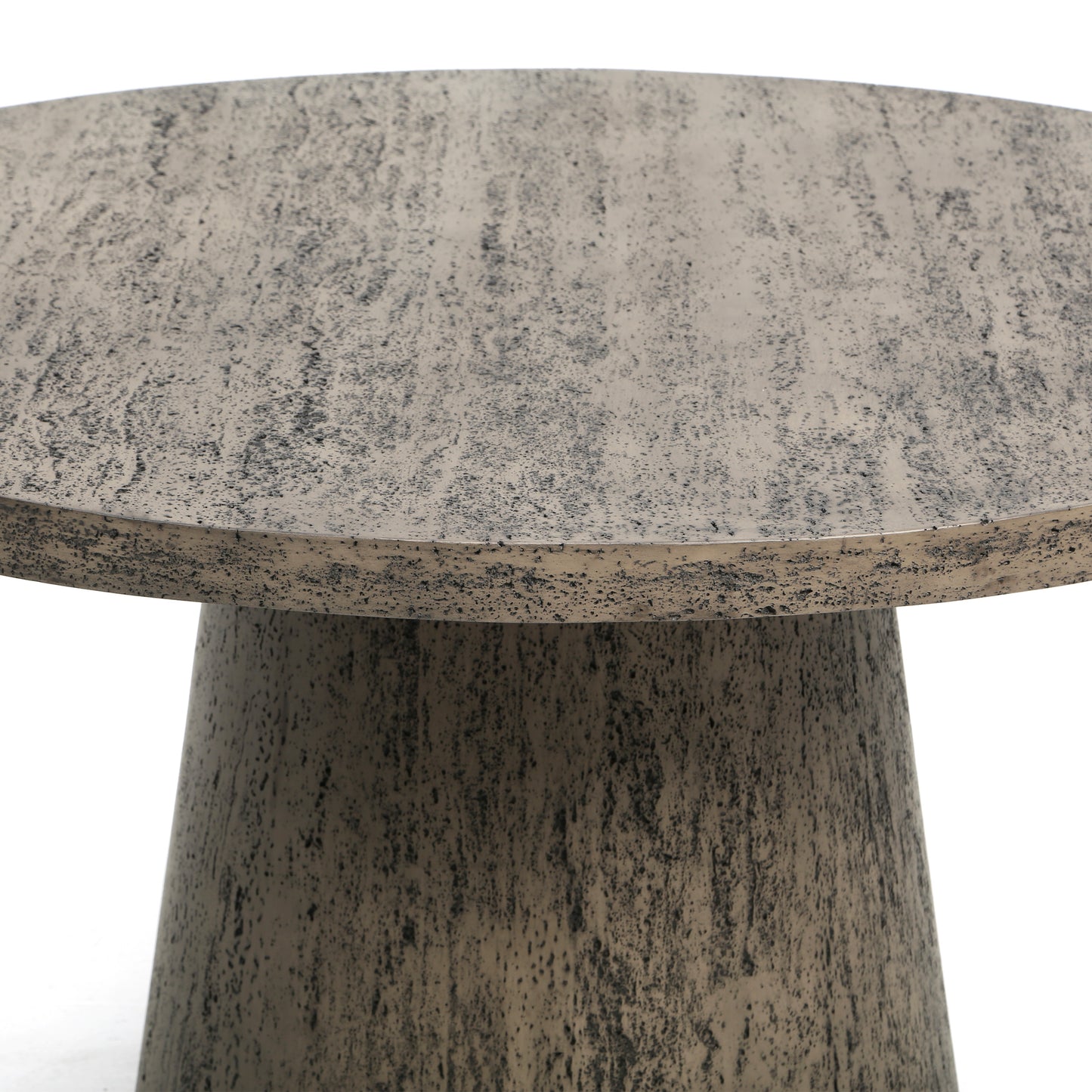 Pompano Round Dining Table Timber Finish Detail, image 2